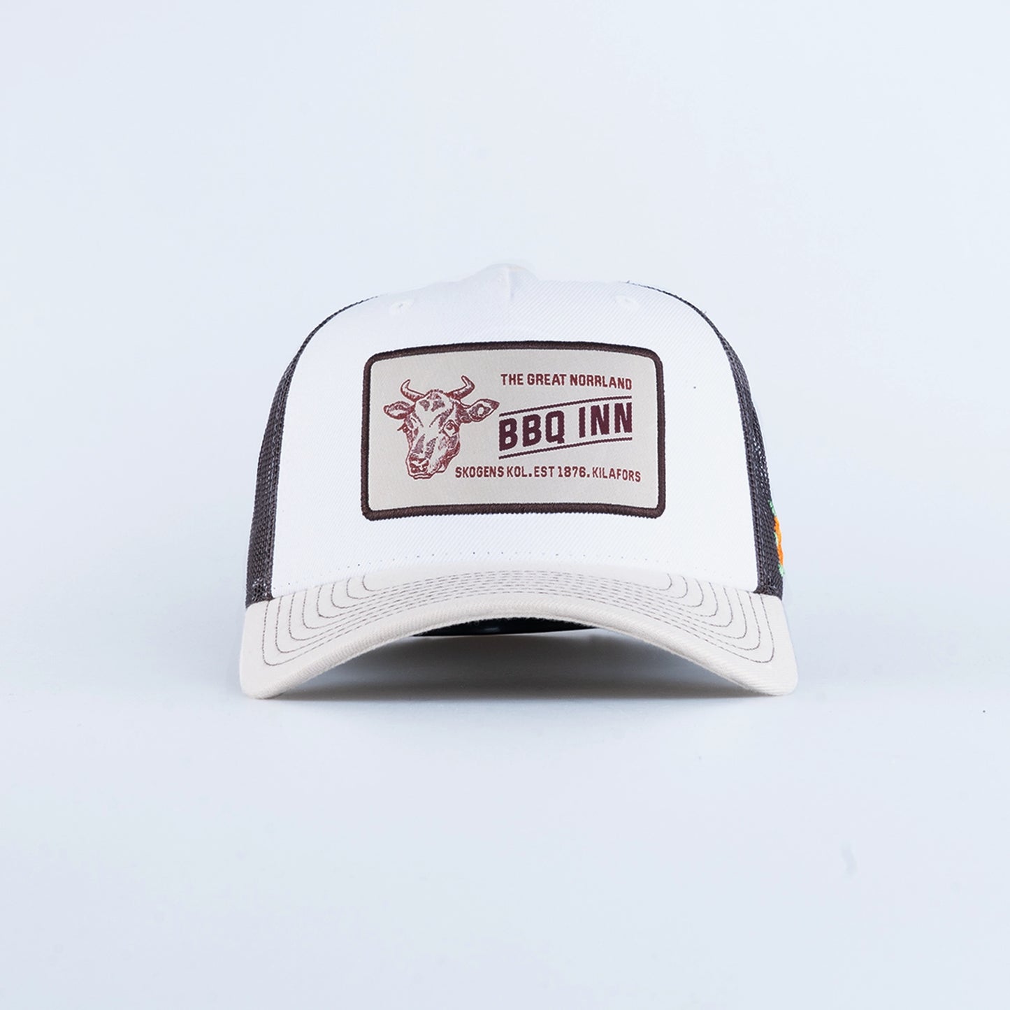 SQRTN x Skogens Kolab BBQ Inn Hooked Trucker cap